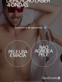 ❤️ DEPILAÇÃO LASER 4 ONDAS ❤️
