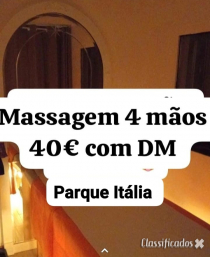 MASSAGEM 4 MAOS PARQUE ITÁLIA