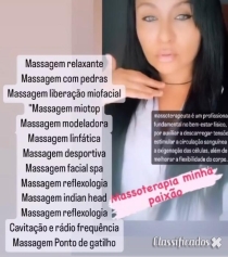 Massoterapeuta profissional clínica e estética (Só massagens