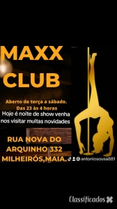 Maxx club NOVA GERÊNCIA