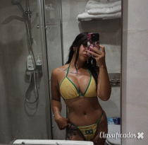 Atrevida e sensual do beijo gostoso