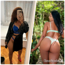 Duas kindas amigas tratamento vip completa. Vivenda pais e f