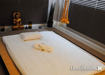Massagem e simpatia no tatame
