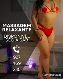 Massagem Relaxante DISPONÍVEL AGORA - LIGUE-ME 927469235