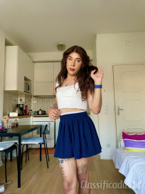 Em Guimaraes Mikaela – trans versátil, linda e envolvente