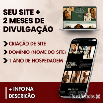 SITE + DIVULGAÇÃO POR 2 MESES - TODAS INFO. PELO WHATSAPP