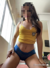 Brasileira recém chegada